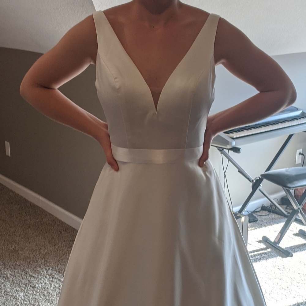 Designer Satin Wedding, Bridesmaid, Prom Dress